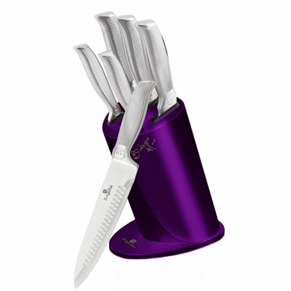 Sada nožů ve stojanu 6 ks Royal Purple Metallic Line Kiko...