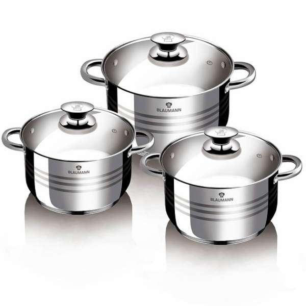 Sada nádobí nerez 6 ks Gourmet line BL-3160