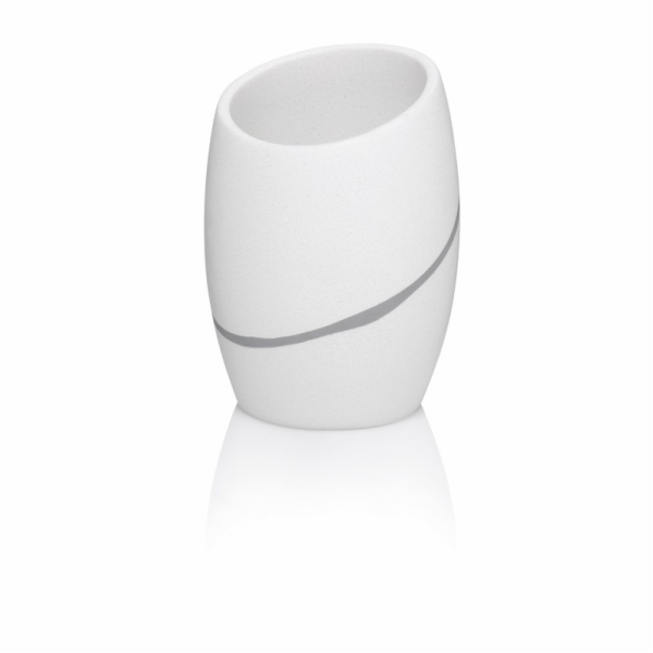 Hrnek Talus polyresin bílá KL-20302