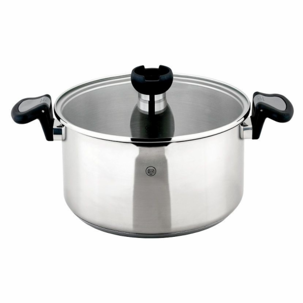 Hrnec s cedící poklicí nerez Aron 24 cm CS-060589