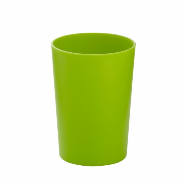 Pohár MARTA plastik zelená H 11cm / Ř 8cm KL-24171