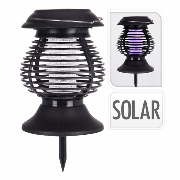 Lapač hmyzu UV solární lampa 2v1 26 cm KO-DX9500800