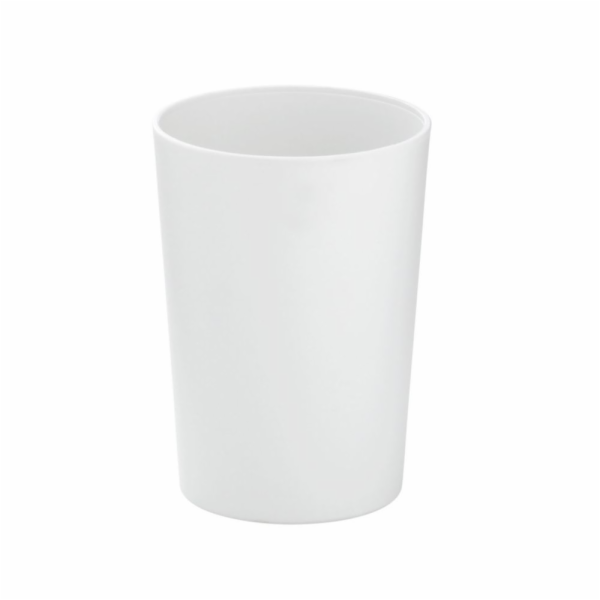 Pohár MARTA plastik bílá H 11cm / Ř 8cm KL-24191