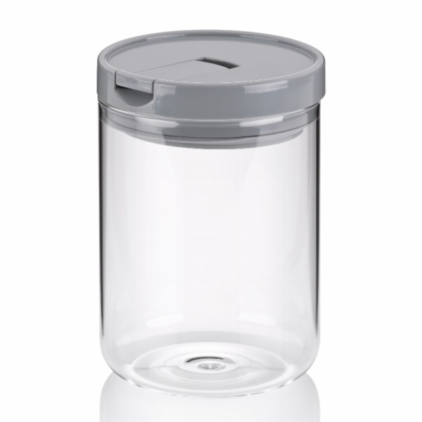 Dóza ARIK skleněná šedá 0,9 l KL-12108