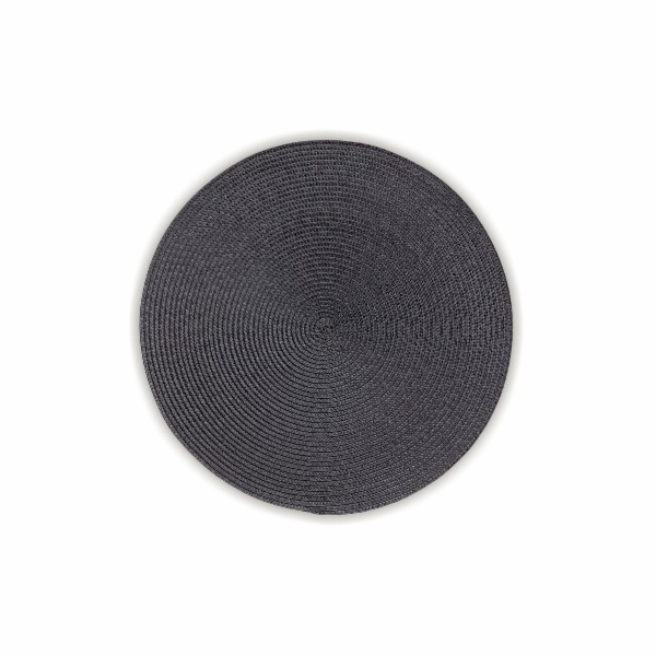 Prostírání KIMYA PP-plastik šedá H 0,2cm / Ř 38cm KL-12337
