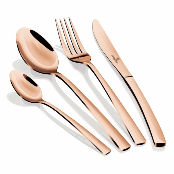 Sada příborů 16 ks nerez mirror Rosegold Metallic Line BH...