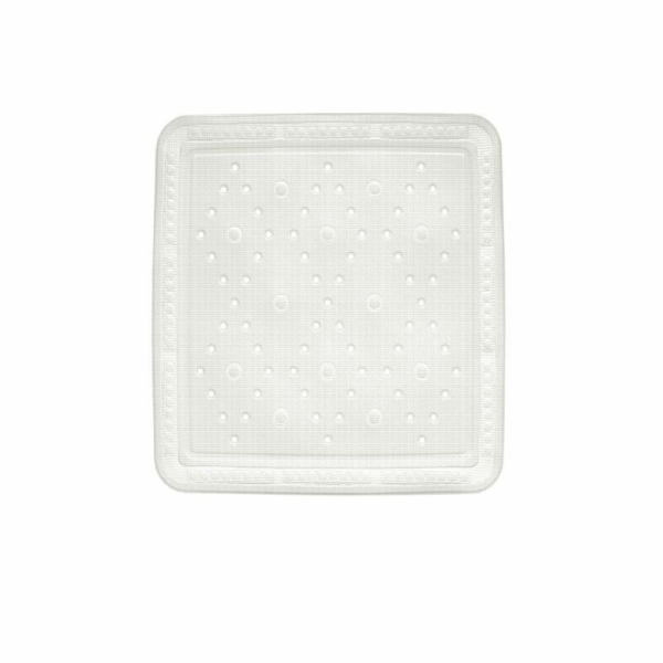 Sprchová podložka KRETA PVC bílá 55x55cm KL-22360