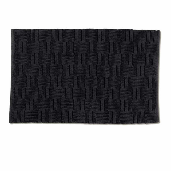 Koupelnová předložka Leana 80x50 cm bavlna žula šedá KL-2...