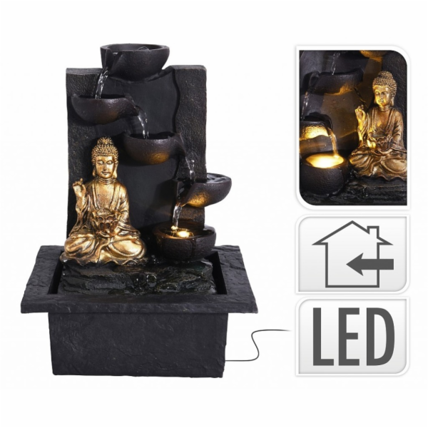 Fontána pokojová s LED osvětlením BUDDHA rovná KO-7952022...