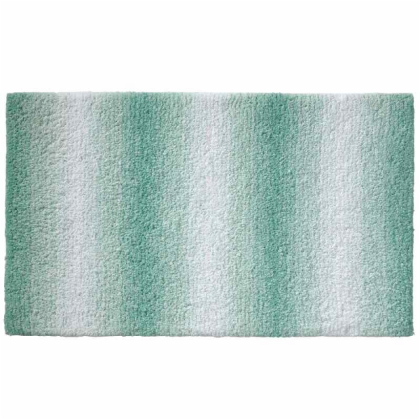 Koupelnová předložka Ombre 80x50 cm polyester nefritově z...