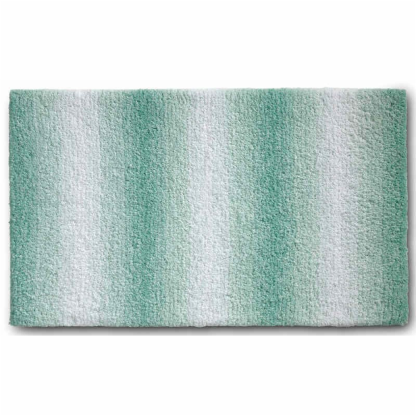 Koupelnová předložka Ombre 100x60 cm  polyester nefritově...