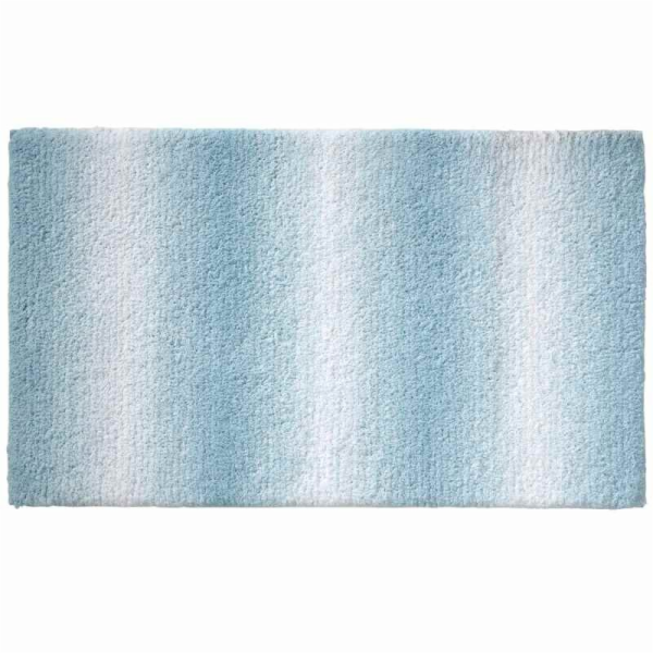 Koupelnová předložka Ombre 65x55 cm polyester modrá KL-23568