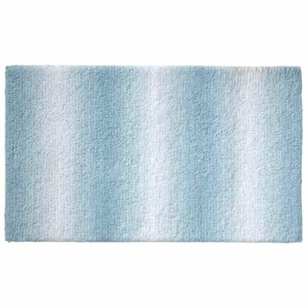 Koupelnová předložka Ombre 80x50 cm polyester modrá KL-23569