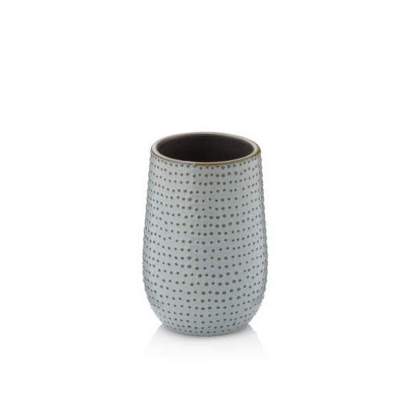 Pohár Dots keramika šedohnědá KL-23601