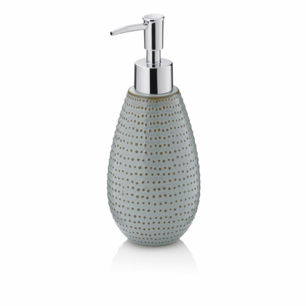 Dávkovač mýdla Dots keramika šedohnědá 350 ml KL-23602