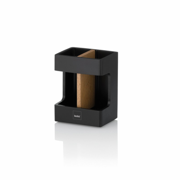 Držák na zubní kartáčky Cube polyresin black KL-23688