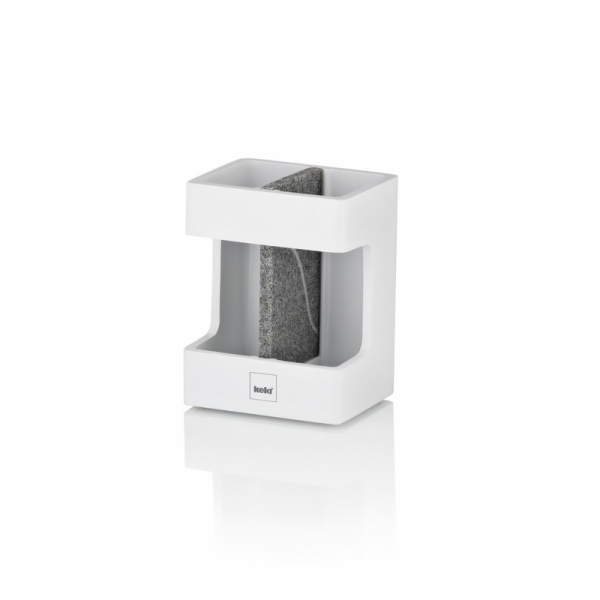 Držák na zubní kartáčky Cube polyresin bílá KL-23693