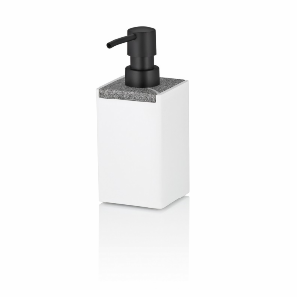 Dávkovač mýdla Cube polyresin bílá 300 ml KL-23694