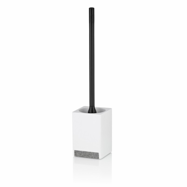 WC sada Cube polyresin bílá KL-23695