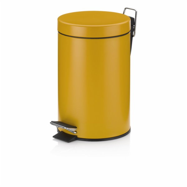 Kosmetický koš MONACO kov žlutá 3l KL-24285
