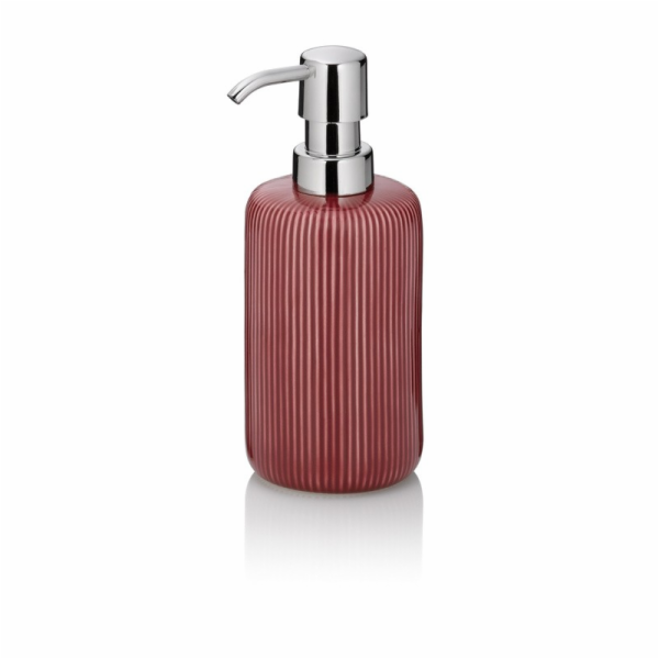 Dávkovač mýdla Ava keramika červená 350 ml KL-24412
