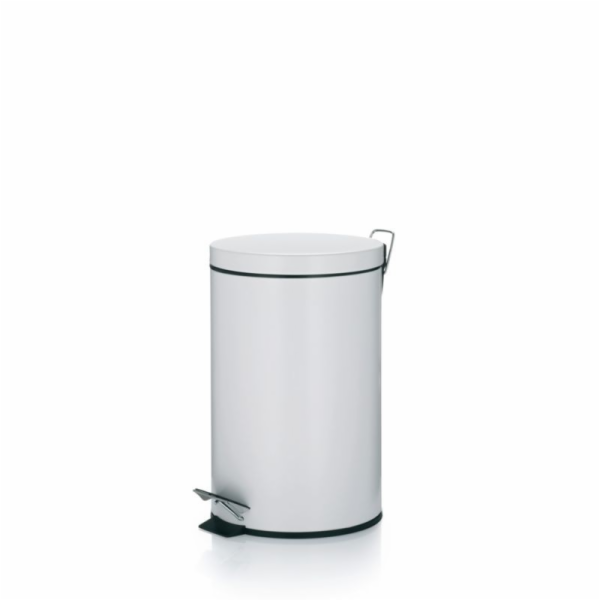 Koš odpadkový 12 l CORNELL, bílá KL-10929
