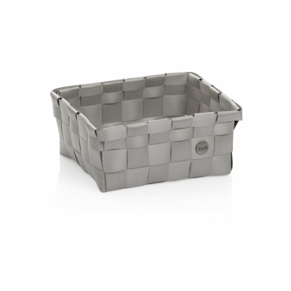 Koš Neo 23x15 cm plast stříbrná šedá KL-24471