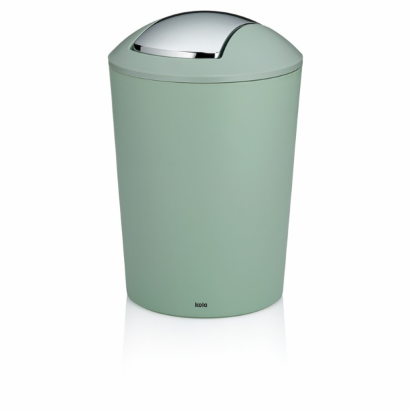 Koš kosmetický s otočným víkem Marta 5 L plast nefrit zel...