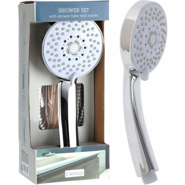 Sprchová hlavice s hadicí nerez / chrom KO-CF6000060