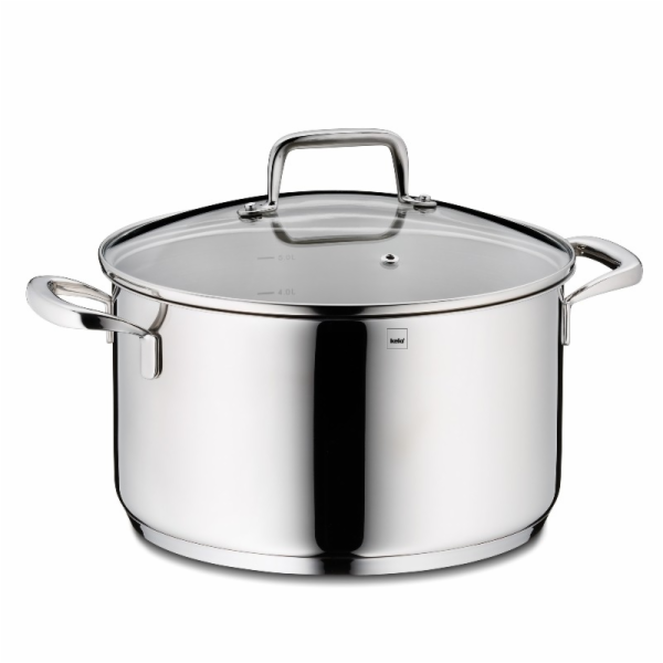 Hrnec s poklicí nerez 18/10 FLAVORIA 24 cm KL-10176