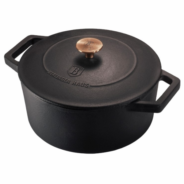 Pekáč litinový s poklicí 24 cm Black Rose Collection BH-6492