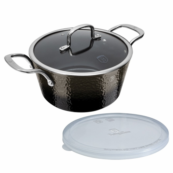 Kastrol s poklicí s titanovým povrchem 28 cm Shine Basalt...