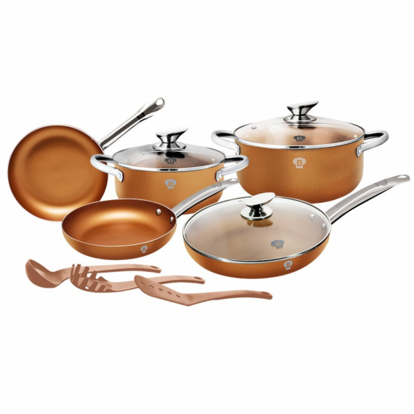 Sada nádobí s nepřilnavým povrchem Le Chef Line Rosegold ...