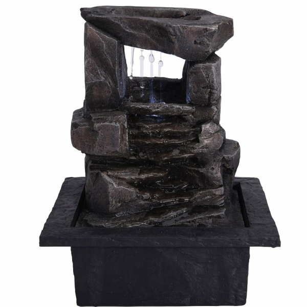 PROGARDEN Fontána pokojová s LED osvětlením WATERFALL KO-...