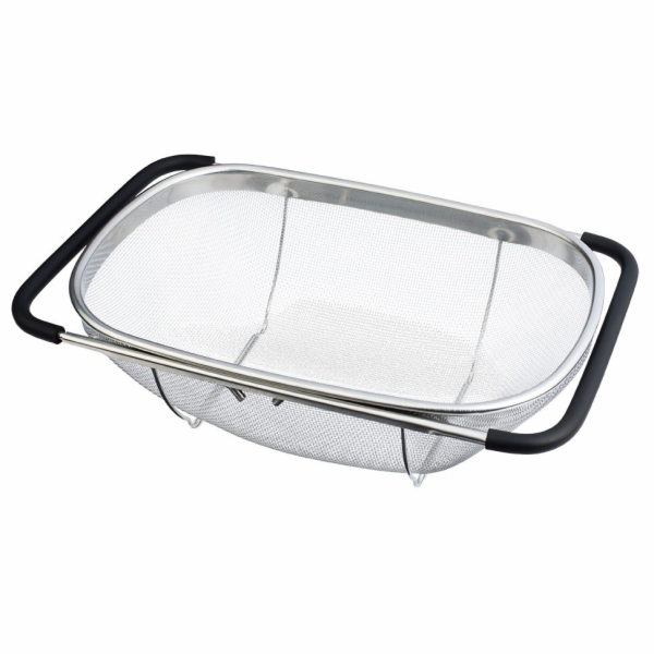 Cedník s výsuvnými rukojeťmi na dřez nerez Black BH-7204