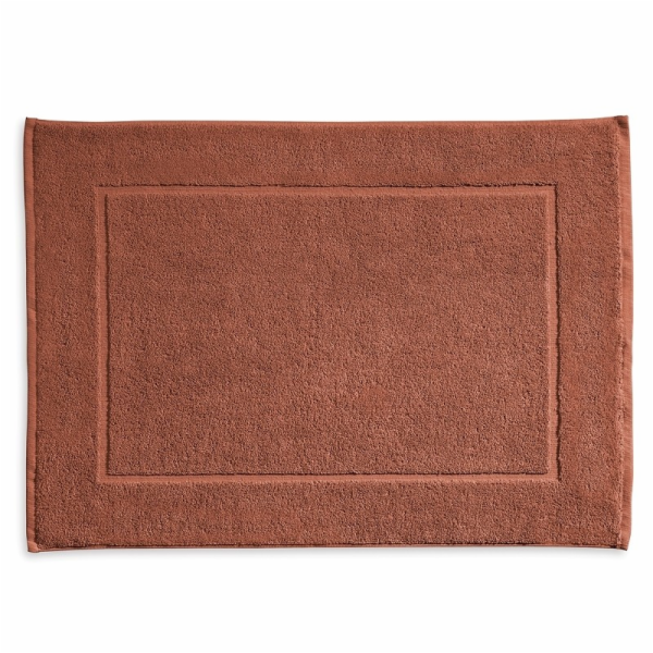 Koupelnová předložka LADESSA terakota 60 x 100 cm KL-23488