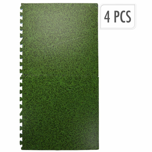 Pěnová podlaha puzzle sada 4 ks tráva KO-491003160