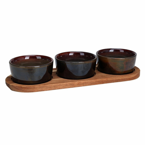 SADA SERVISNÍCH NÁDOB 29X10X1,5CM 4 KUSY