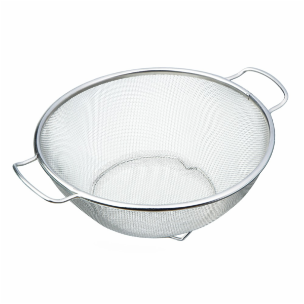 Cedník s rukojeťmi nerezová ocel 26 x 9,5 cm BH-7203