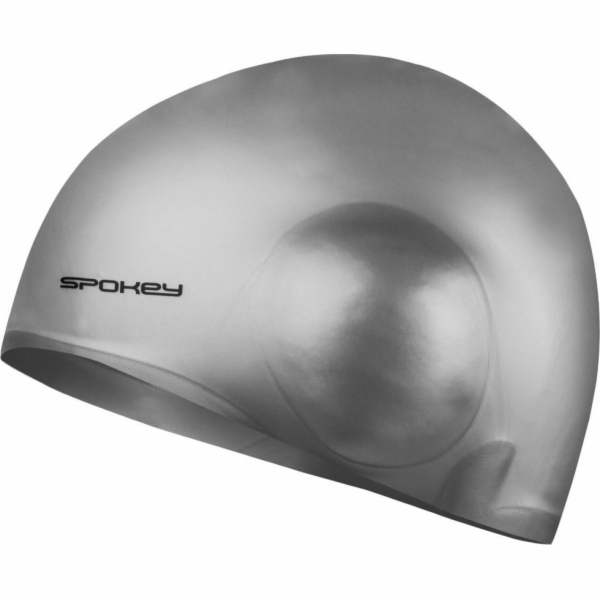 Spokey EARCAP Plavecká čepice, stříbrná