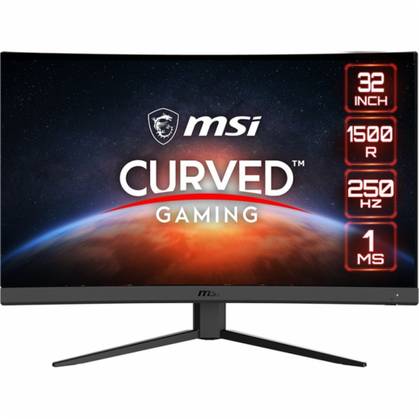 MSI/G32C4X/31,5"/VA/FHD/250Hz/1ms/Black/2R