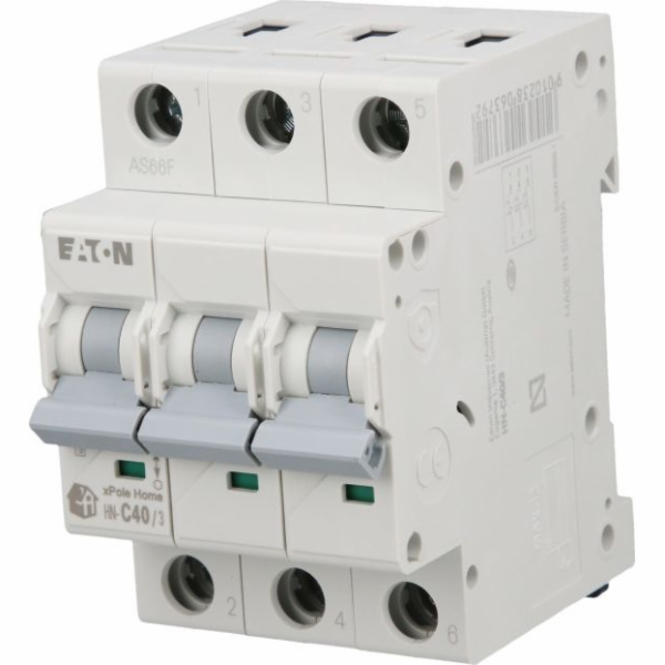 HN-C40/3 MINIATURE CIRCUIT BREAKER C 40A 3P 3M 6KA
