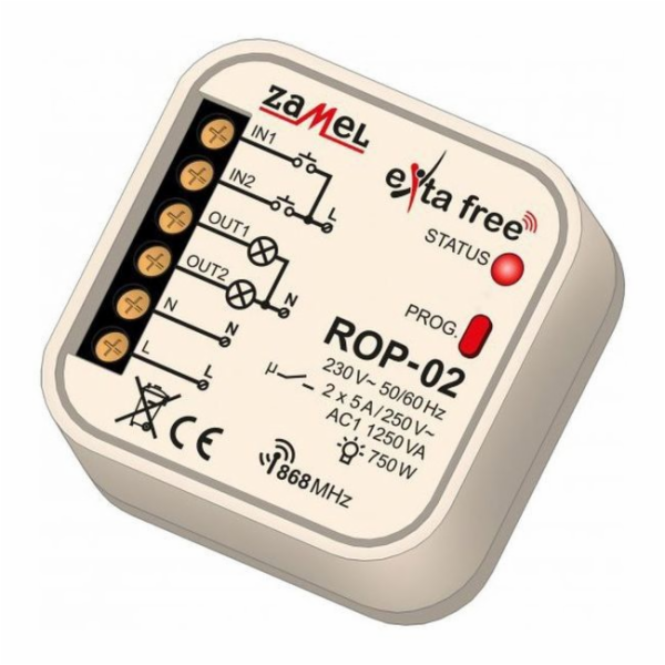 ROP-02 2-CHANNEL RADIO RECEIVER