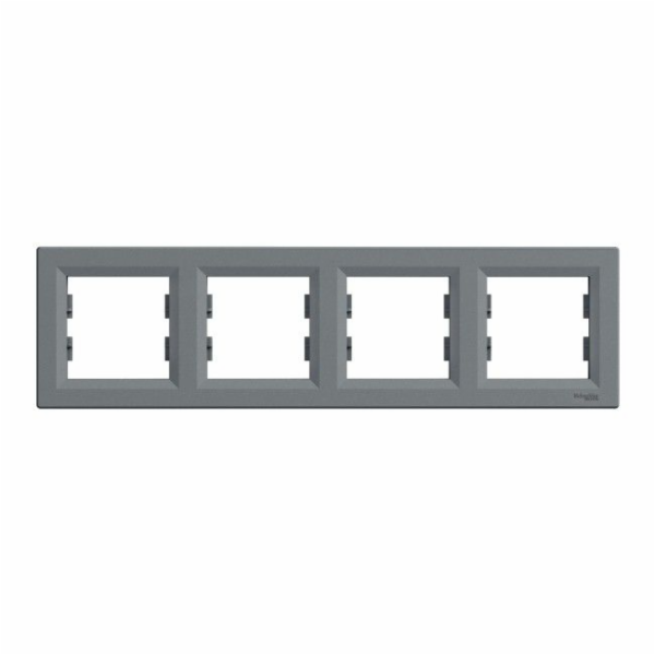 Schneider Electric Čtyřnásobný rám Asfora horizontální ocel