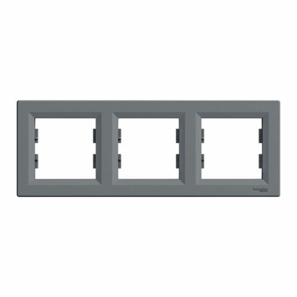 Elektrický trojitý rám Schneider Asfora horizontální ocel