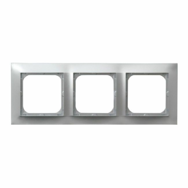 Trojitý rám Ospel Impression stříbrný