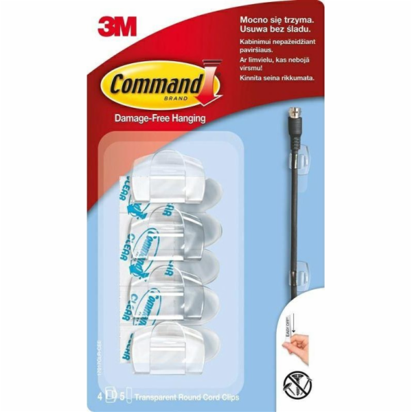 Držáky kabelů Command 4 ks.