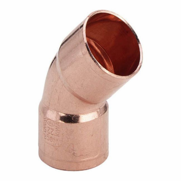 Oblouk 45° Viega dvojitý pohár 22 mm