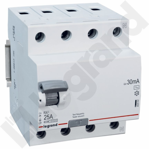 Legrand 4P 25A 0.03A Residual Current Circuit Breaker AC ...