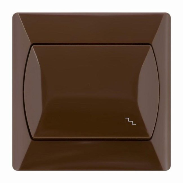 Jednoschodišťová spojka Ospel Accent hnědá